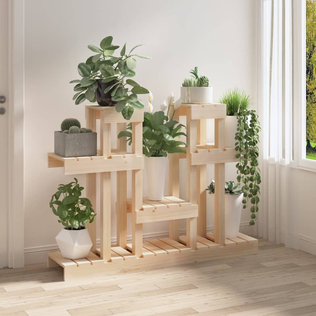 Plantenstandaard 104,5x25x77,5 cm massief grenenhout is nu te koop bij PeponiXL, paradijselijk wonen!