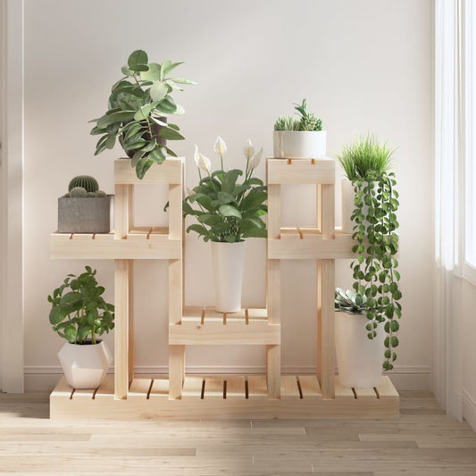 Plantenstandaard 104,5x25x77,5 cm massief grenenhout is nu te koop bij PeponiXL, paradijselijk wonen!