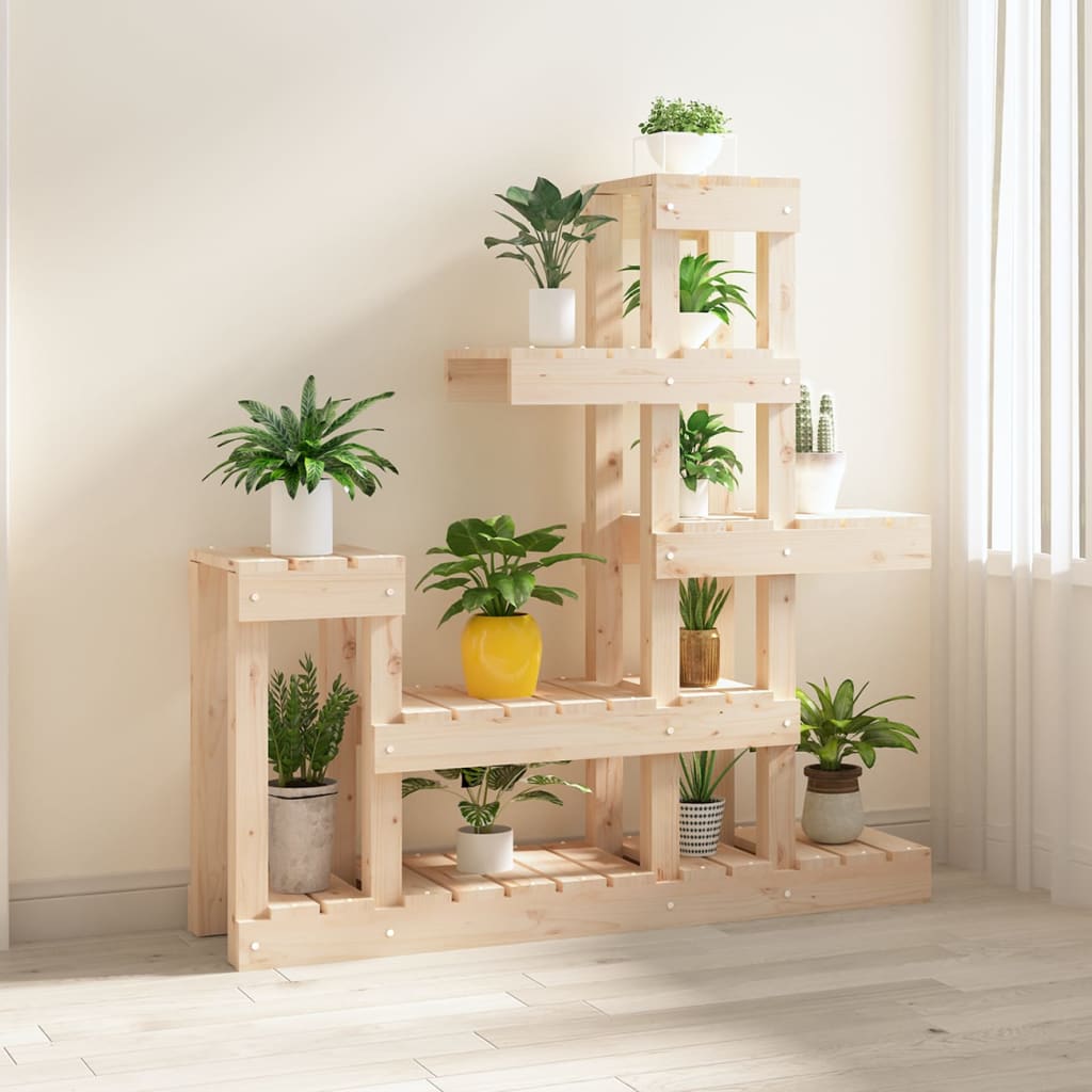 Plantenstandaard 92x25x97 cm massief grenenhout is nu te koop bij PeponiXL, paradijselijk wonen!