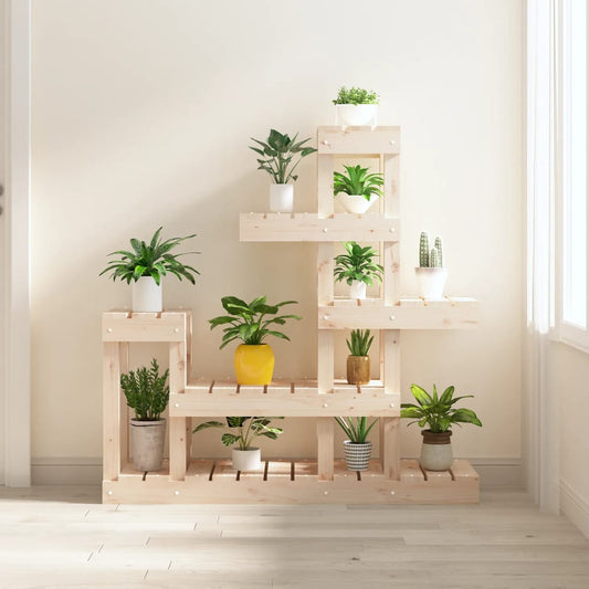 Plantenstandaard 92x25x97 cm massief grenenhout is nu te koop bij PeponiXL, paradijselijk wonen!