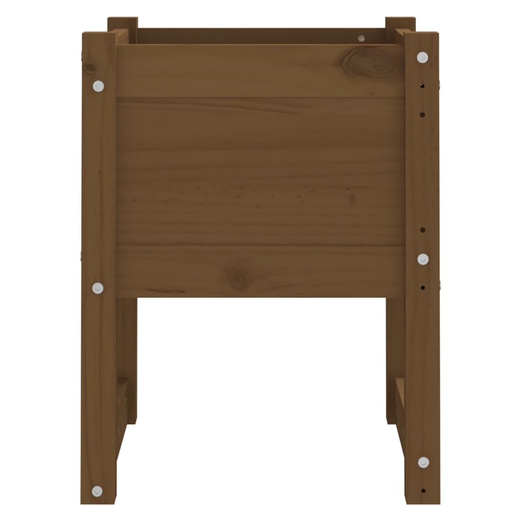 Plantenbak 40x40x52,5 cm massief grenenhout honingbruin is nu te koop bij PeponiXL, paradijselijk wonen!