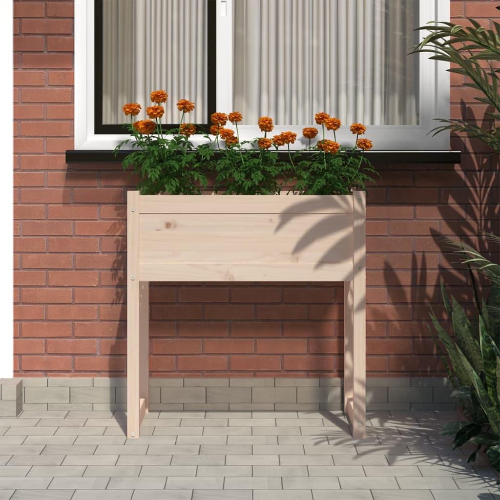 Plantenbak 78x40x81 cm massief grenenhout is nu te koop bij PeponiXL, paradijselijk wonen!