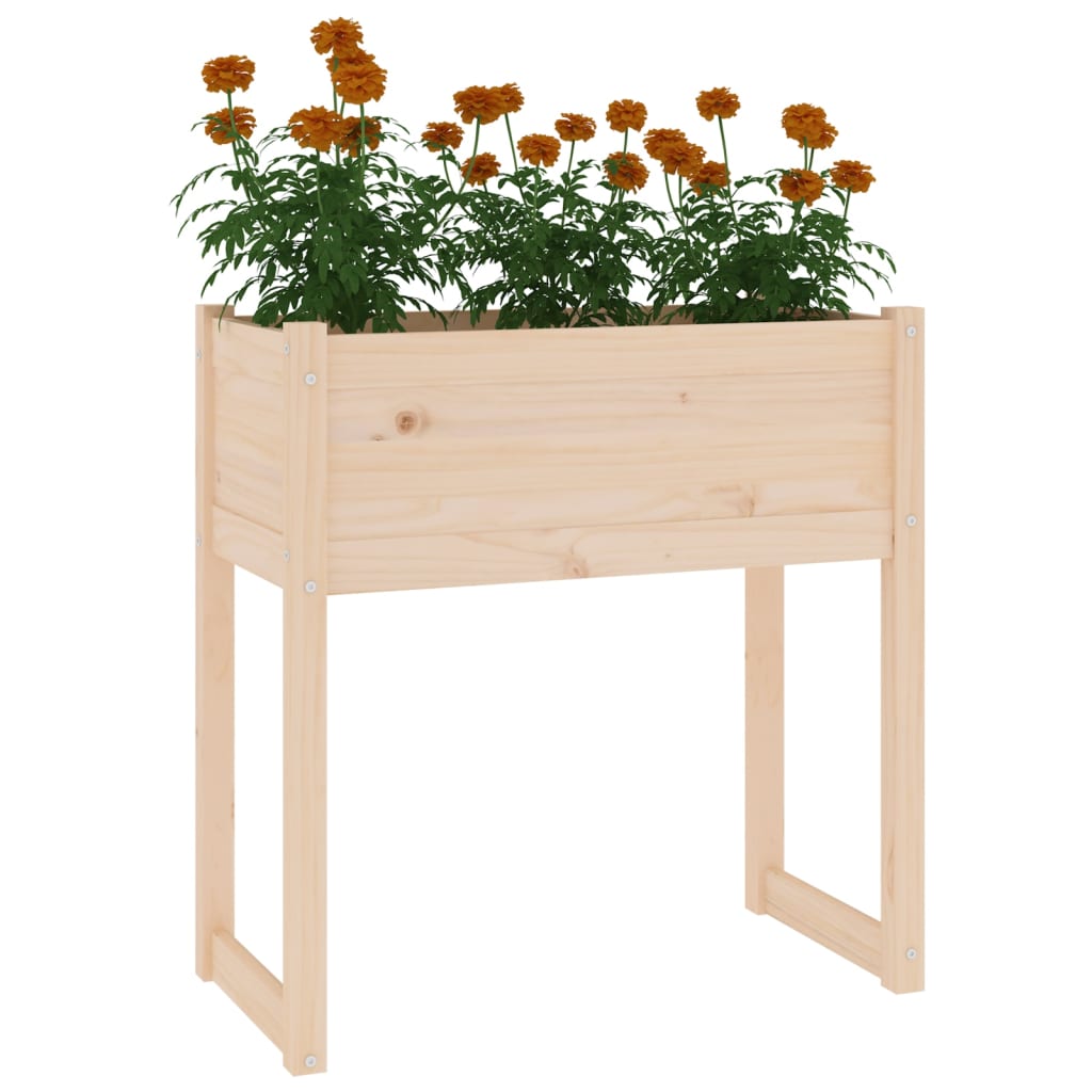 Plantenbak 78x40x81 cm massief grenenhout is nu te koop bij PeponiXL, paradijselijk wonen!