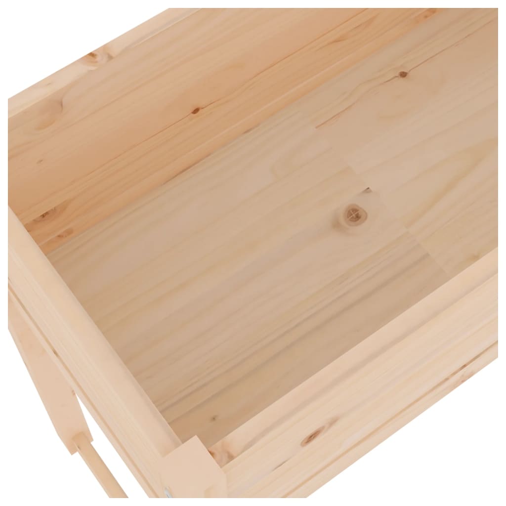 Plantenbak 78x40x81 cm massief grenenhout is nu te koop bij PeponiXL, paradijselijk wonen!