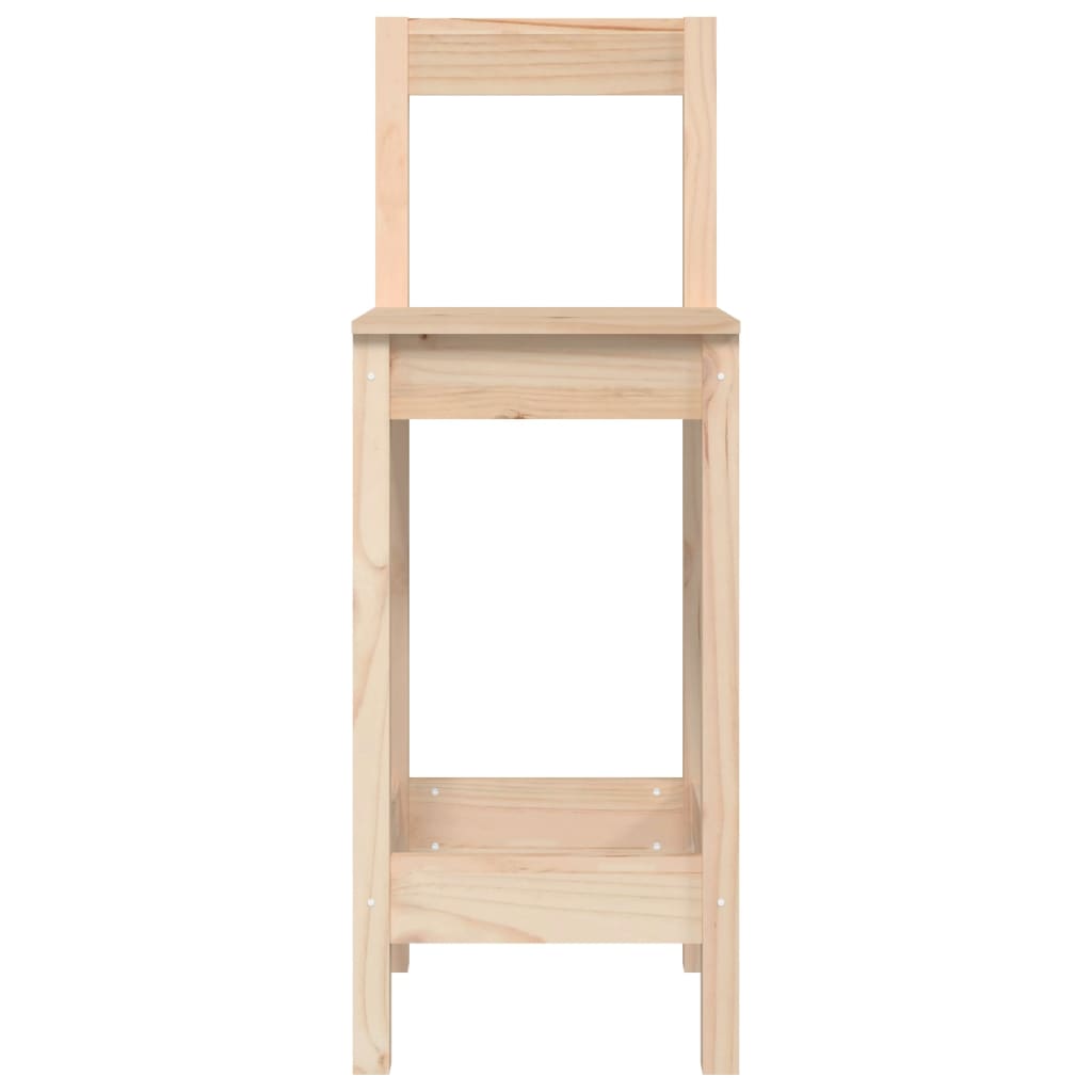 Barstoelen 2 st 40x41,5x112 cm massief grenenhout is nu te koop bij PeponiXL, paradijselijk wonen!