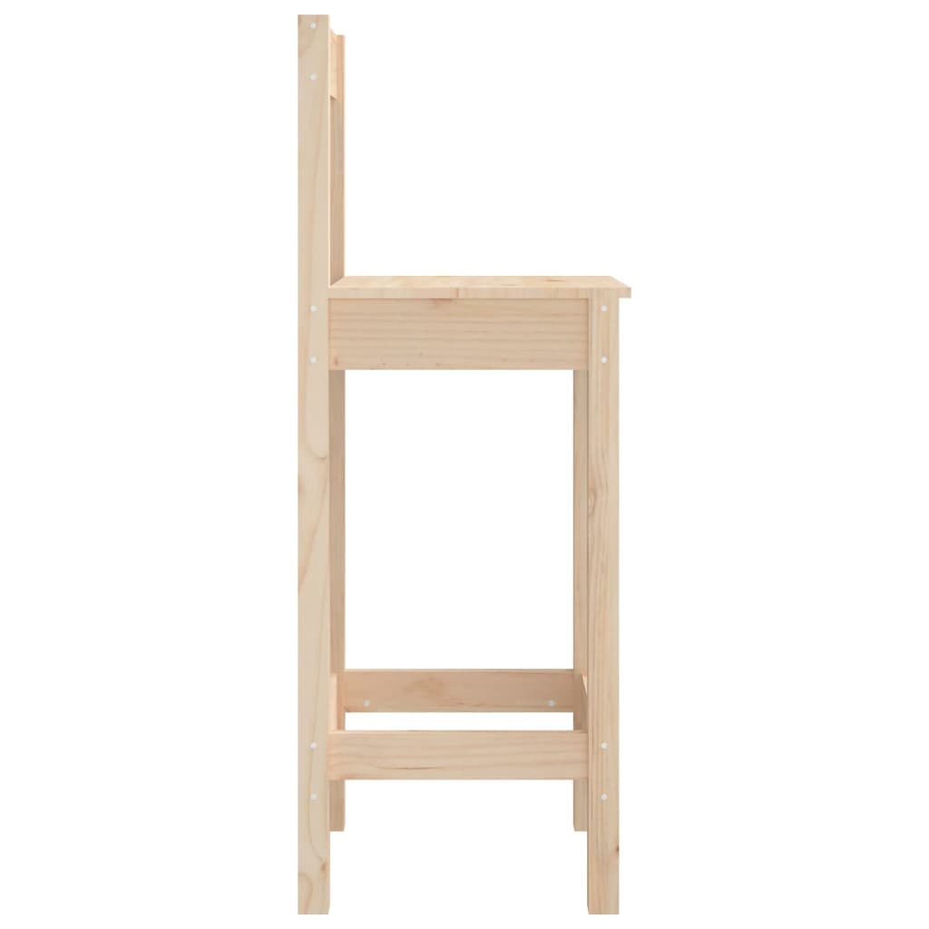 Barstoelen 2 st 40x41,5x112 cm massief grenenhout is nu te koop bij PeponiXL, paradijselijk wonen!