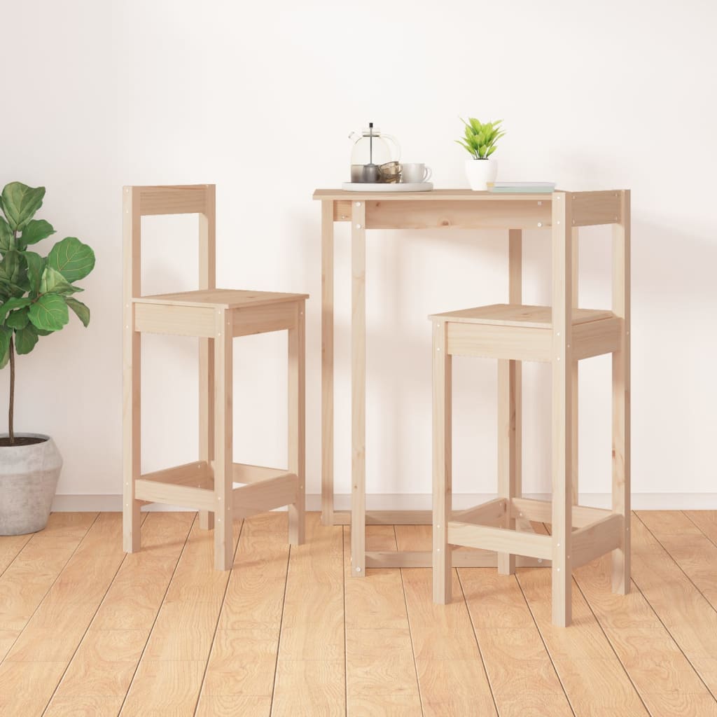 Barstoelen 2 st 40x41,5x112 cm massief grenenhout is nu te koop bij PeponiXL, paradijselijk wonen!