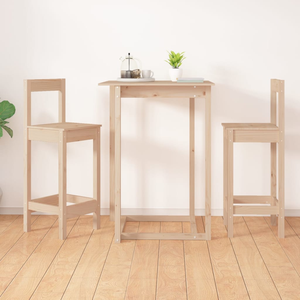 Barstoelen 2 st 40x41,5x112 cm massief grenenhout is nu te koop bij PeponiXL, paradijselijk wonen!
