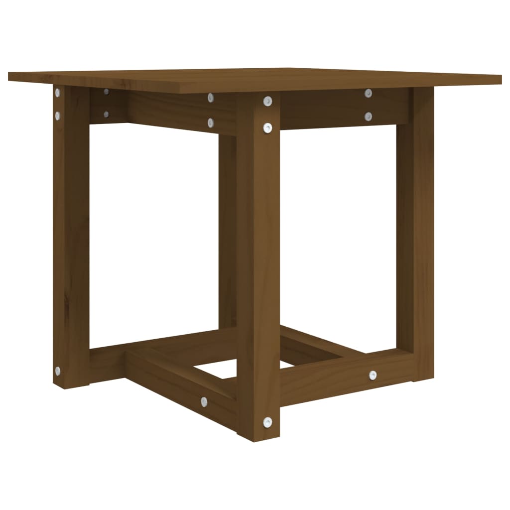 Salontafel 50x50x45 cm massief grenenhout honingbruin is nu te koop bij PeponiXL, paradijselijk wonen!