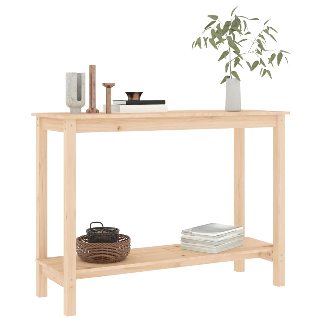 Wandtafel 110x40x80 cm massief grenenhout is nu te koop bij PeponiXL, paradijselijk wonen!