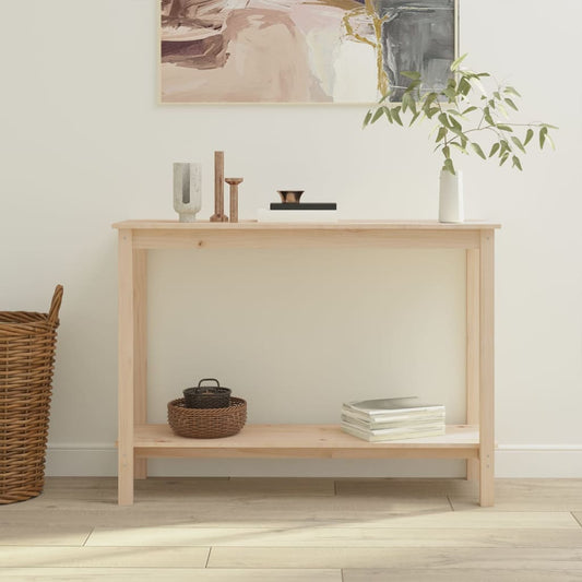 Wandtafel 110x40x80 cm massief grenenhout is nu te koop bij PeponiXL, paradijselijk wonen!