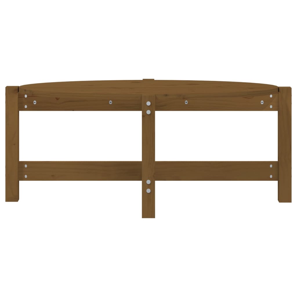 Salontafel 87x48x35 cm massief grenenhout honingbruin is nu te koop bij PeponiXL, paradijselijk wonen!