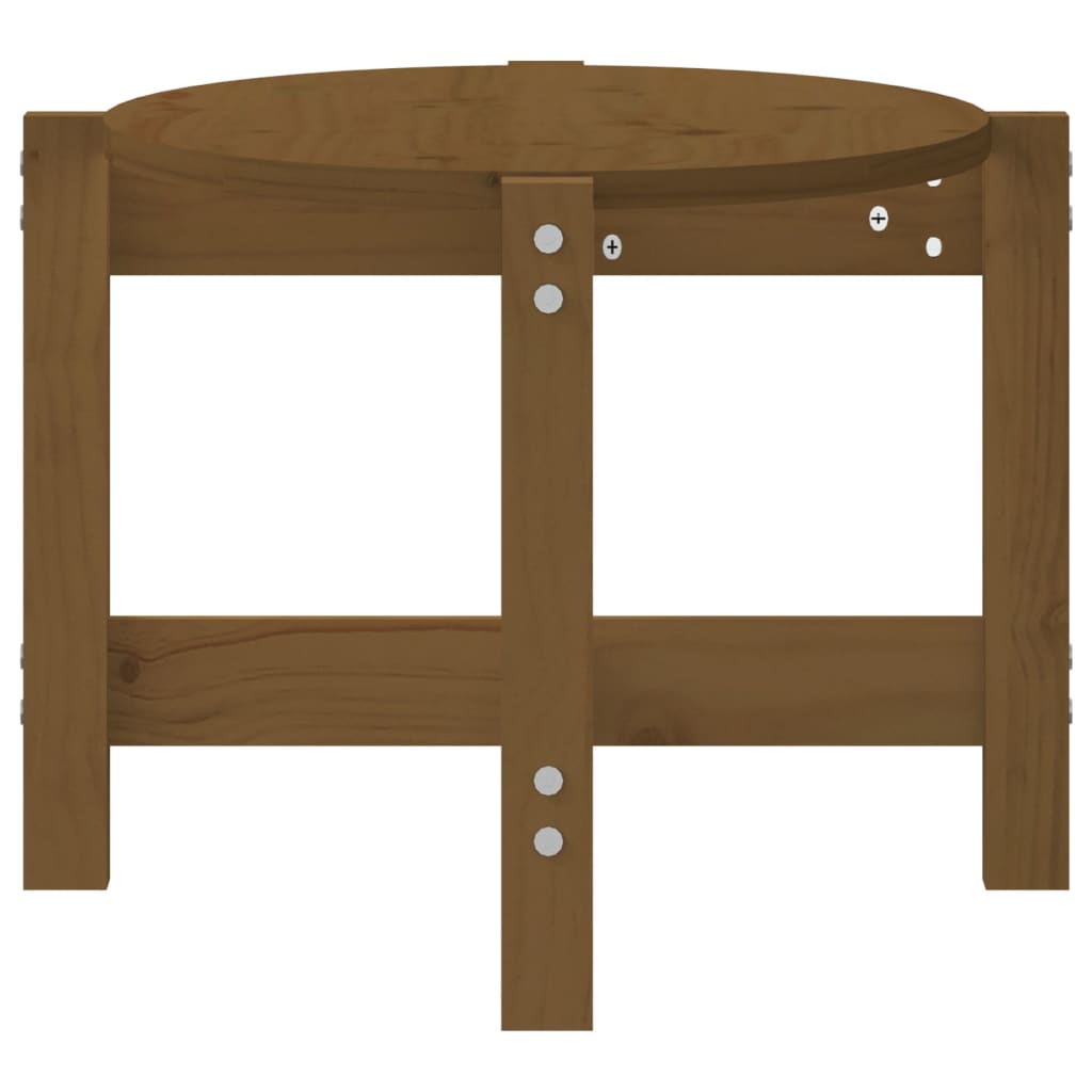 Salontafel 87x48x35 cm massief grenenhout honingbruin is nu te koop bij PeponiXL, paradijselijk wonen!