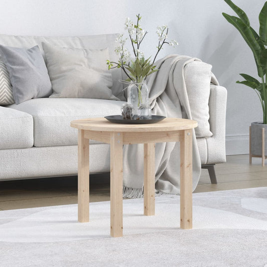 Salontafel Ø 55x45 cm massief grenenhout is nu te koop bij PeponiXL, paradijselijk wonen!