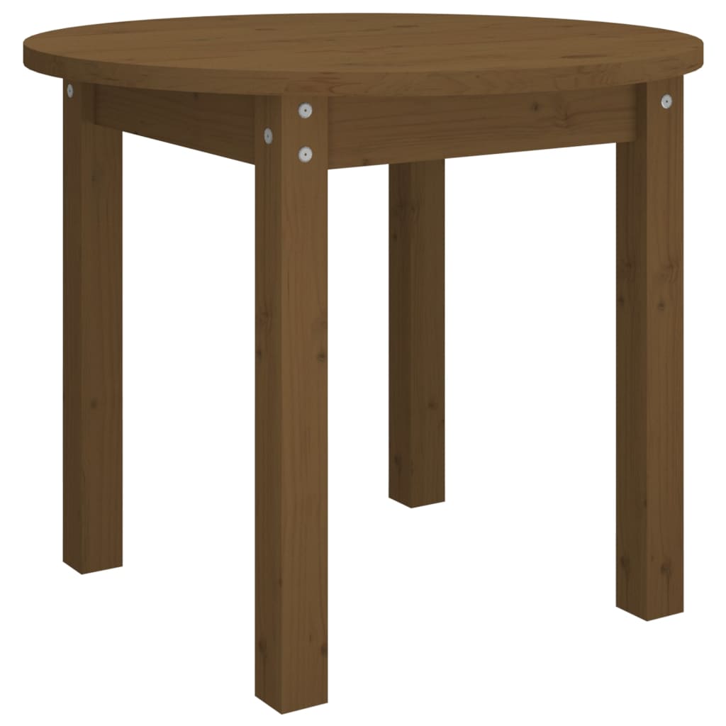 Salontafel Ø 55x45 cm massief grenenhout honingbruin is nu te koop bij PeponiXL, paradijselijk wonen!