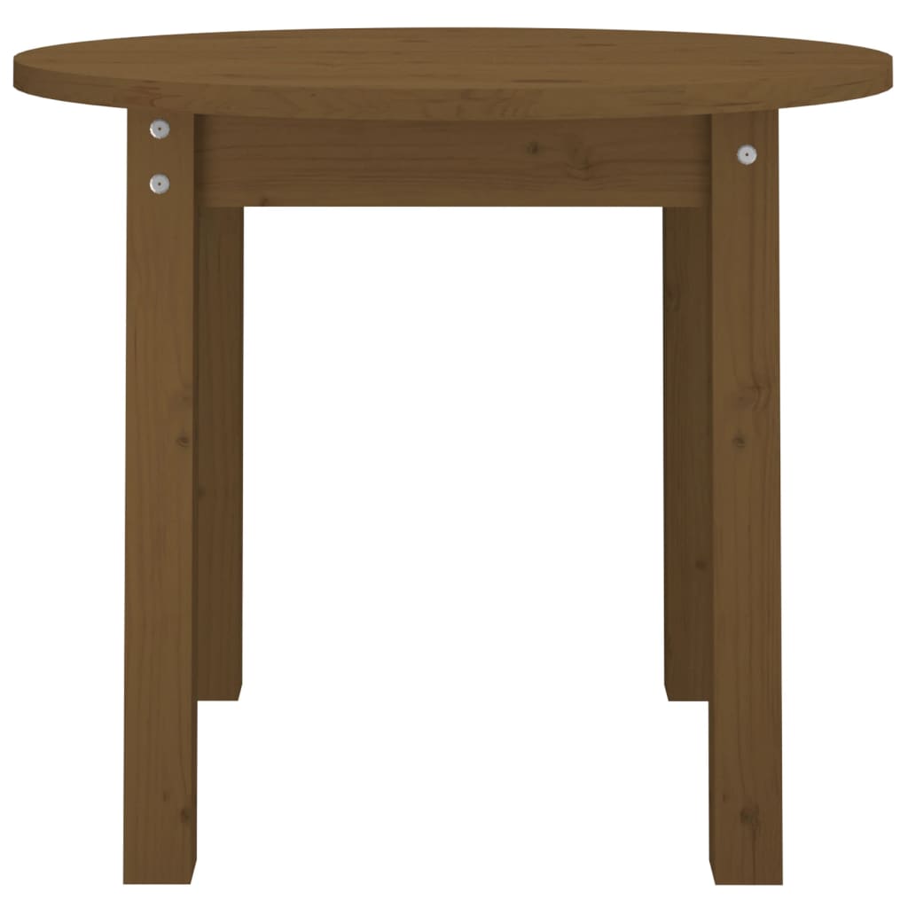 Salontafel Ø 55x45 cm massief grenenhout honingbruin is nu te koop bij PeponiXL, paradijselijk wonen!