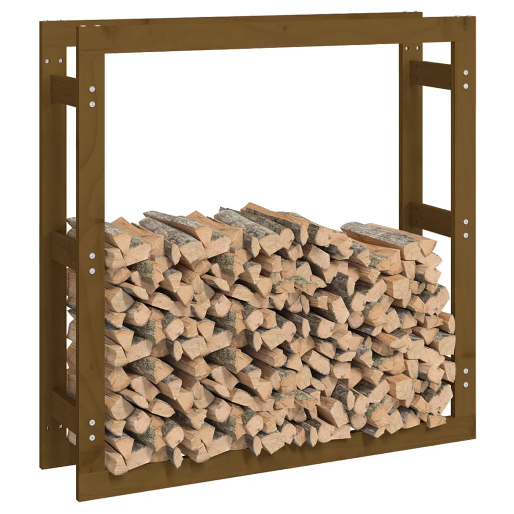 Haardhoutrek 100x25x100 cm massief grenenhout honingbruin is nu te koop bij PeponiXL, paradijselijk wonen!