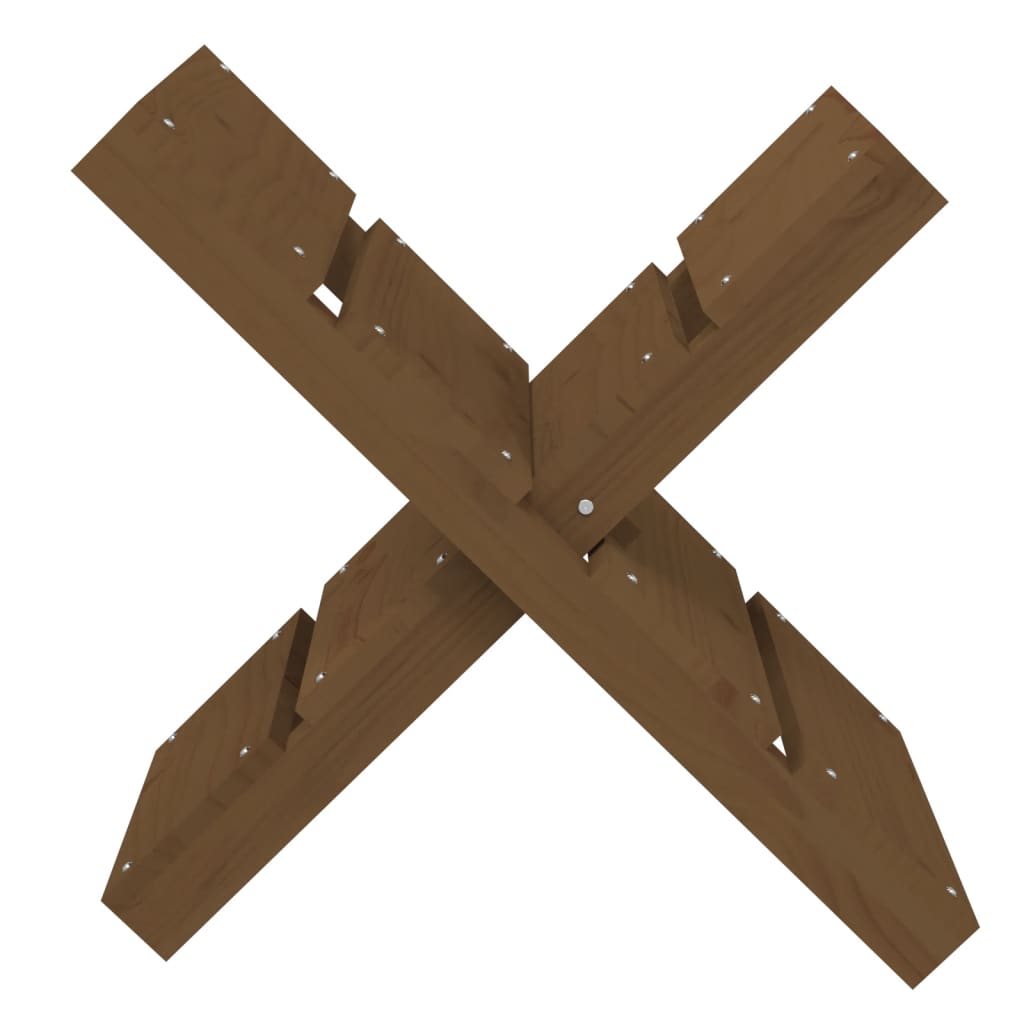 Houtblokhouder 47x39,5x48 cm massief grenenhout honingbruin is nu te koop bij PeponiXL, paradijselijk wonen!