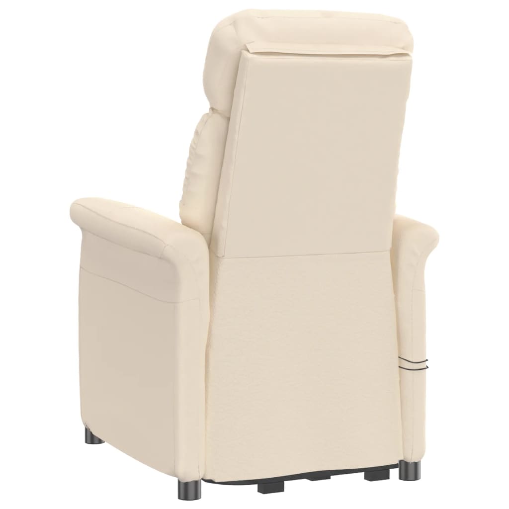 Massagestoel elektrisch microvezelstof beige is nu te koop bij PeponiXL, paradijselijk wonen!