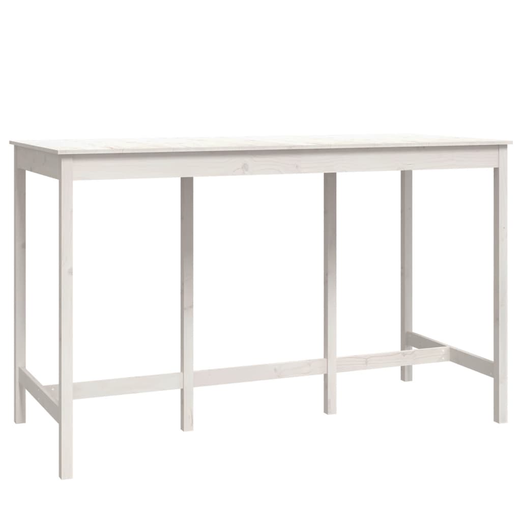 9-delige Barset massief grenenhout wit is nu te koop bij PeponiXL, paradijselijk wonen!