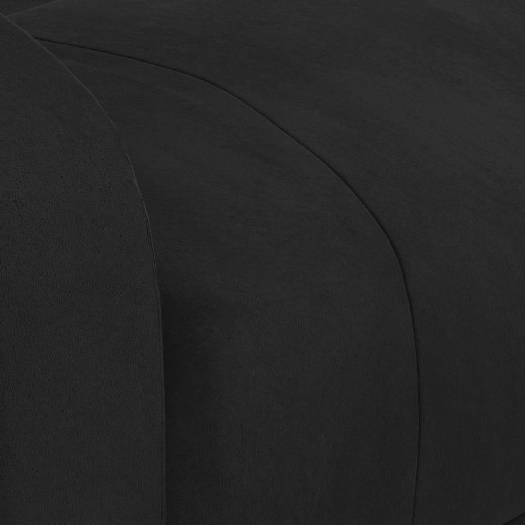 Sta-op-massagestoel fluweel zwart is nu te koop bij PeponiXL, paradijselijk wonen!