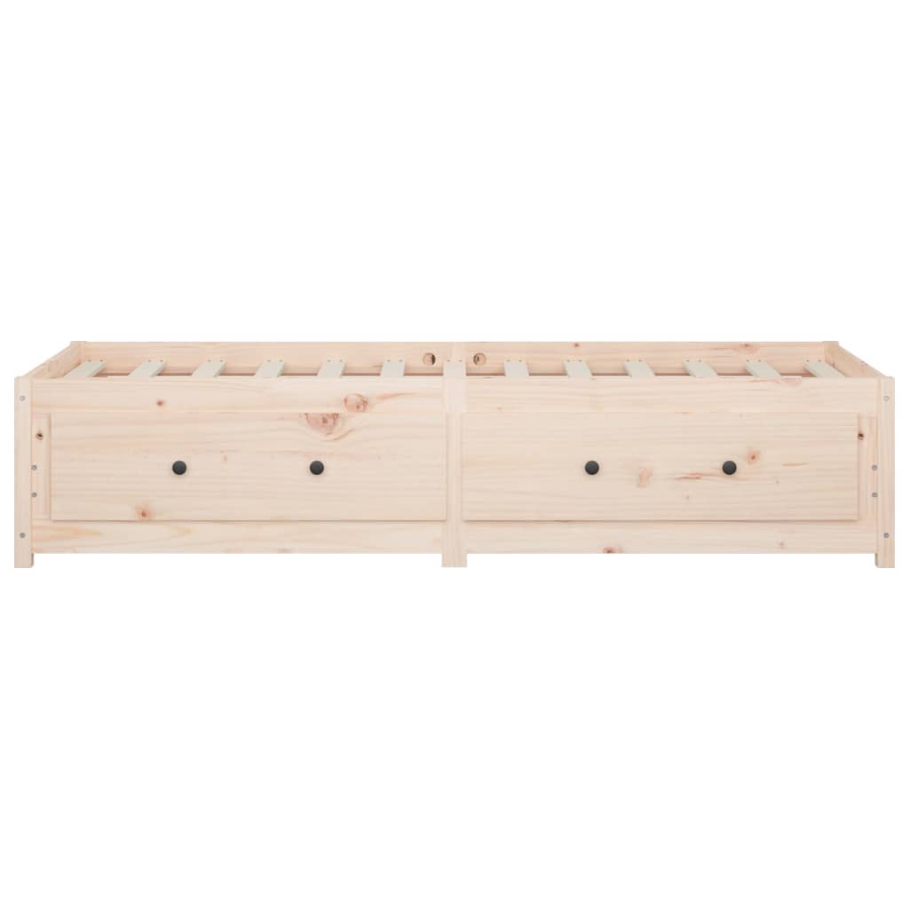 Slaapbank zonder matras 80x200 cm massief grenenhout is nu te koop bij PeponiXL, paradijselijk wonen!