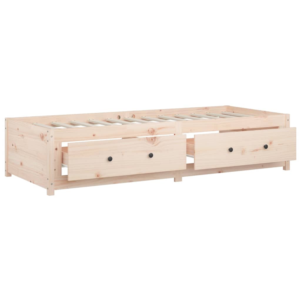 Slaapbank zonder matras 80x200 cm massief grenenhout is nu te koop bij PeponiXL, paradijselijk wonen!