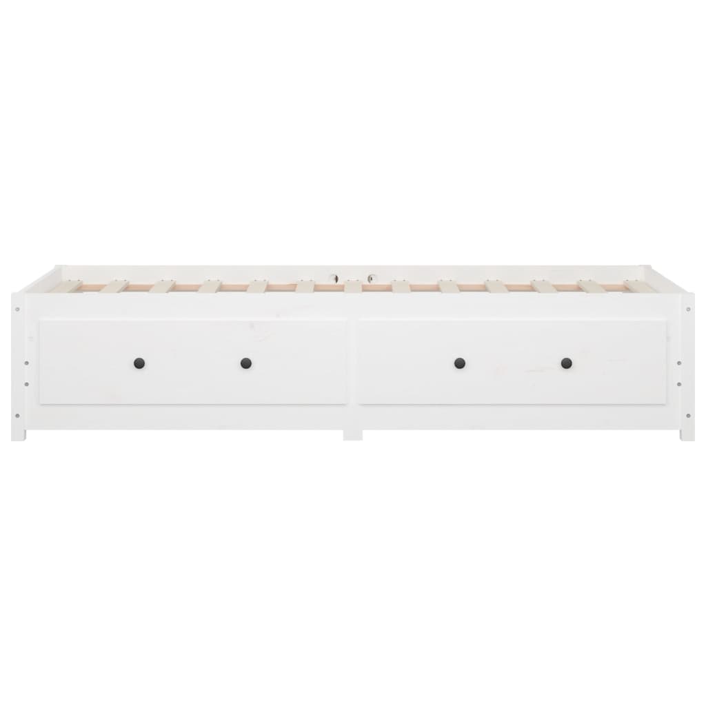 Slaapbank zonder matras 80x200 cm massief grenenhout wit is nu te koop bij PeponiXL, paradijselijk wonen!