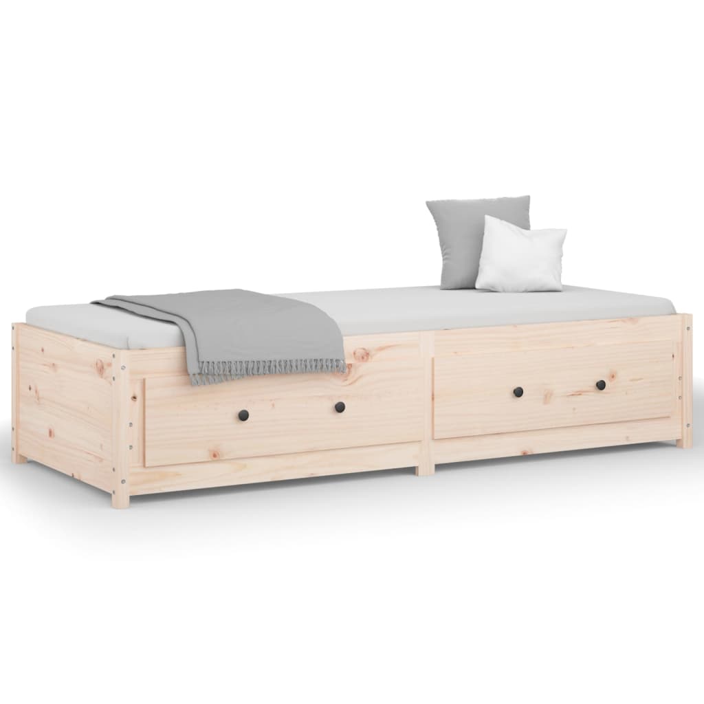 Slaapbank zonder matras 90x200 cm massief grenenhout is nu te koop bij PeponiXL, paradijselijk wonen!