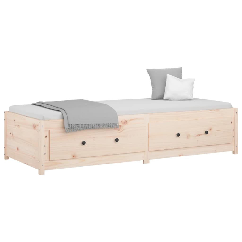 Slaapbank zonder matras 90x200 cm massief grenenhout is nu te koop bij PeponiXL, paradijselijk wonen!