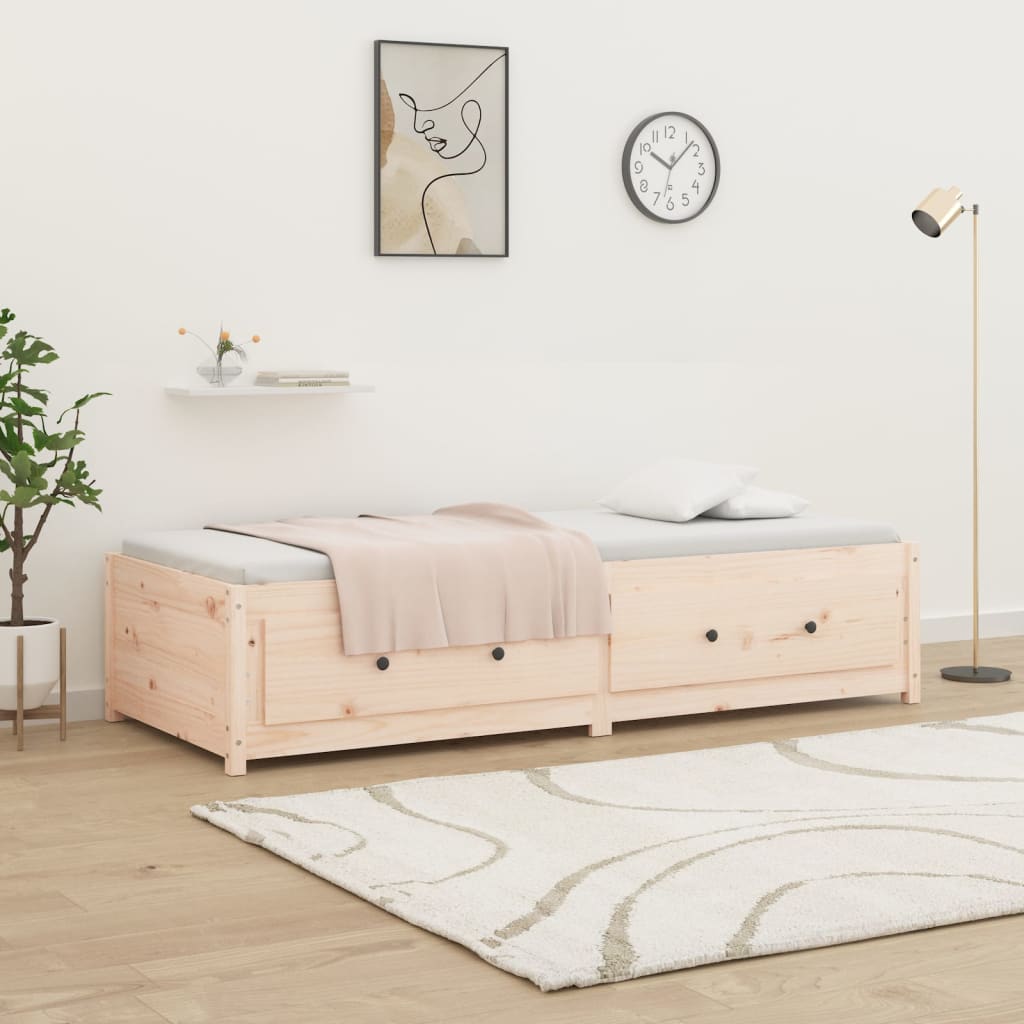Slaapbank zonder matras 90x200 cm massief grenenhout is nu te koop bij PeponiXL, paradijselijk wonen!