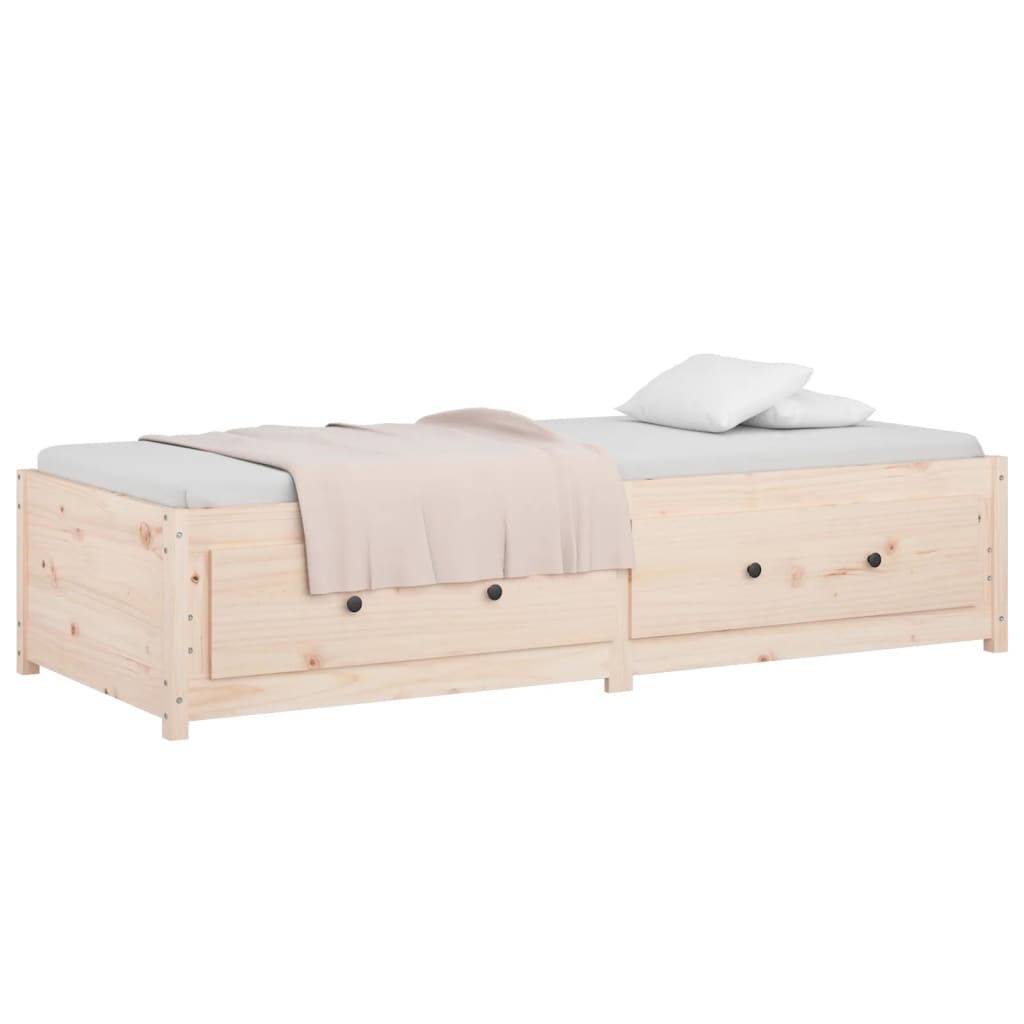 Slaapbank zonder matras 90x200 cm massief grenenhout is nu te koop bij PeponiXL, paradijselijk wonen!