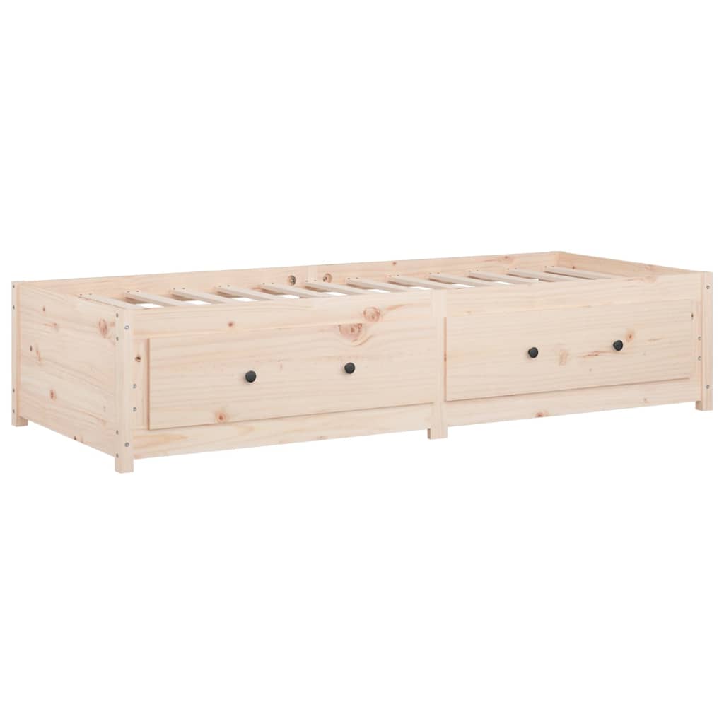 Slaapbank 90x190 cm massief grenenhout is nu te koop bij PeponiXL, paradijselijk wonen!