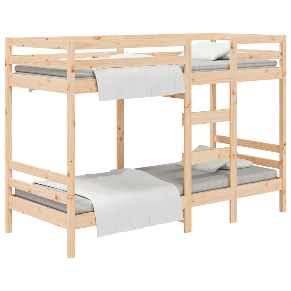 Stapelbedframe zonder matras massief grenenhout 90x200 cm is nu te koop bij PeponiXL, paradijselijk wonen!
