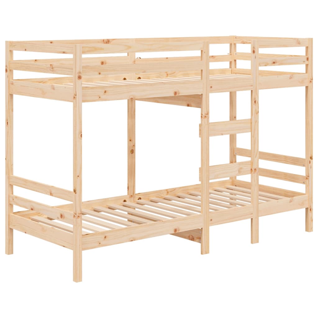 Stapelbedframe zonder matras massief grenenhout 90x200 cm is nu te koop bij PeponiXL, paradijselijk wonen!