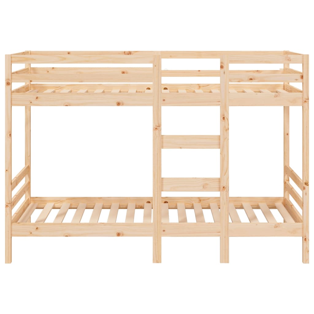 Stapelbedframe zonder matras massief grenenhout 90x200 cm is nu te koop bij PeponiXL, paradijselijk wonen!