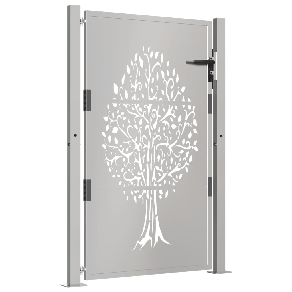 Poort 100x150 cm boomontwerp cortenstaal is nu te koop bij PeponiXL, paradijselijk wonen!