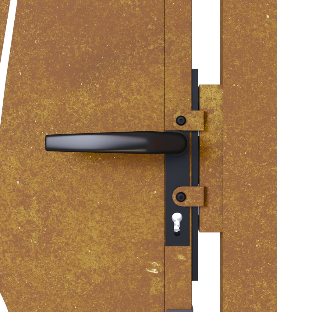 Poort grasontwerp 100x75 cm cortenstaal is nu te koop bij PeponiXL, paradijselijk wonen!