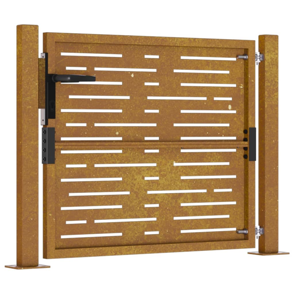 Poort vierkant 100x100 cm cortenstaal is nu te koop bij PeponiXL, paradijselijk wonen!