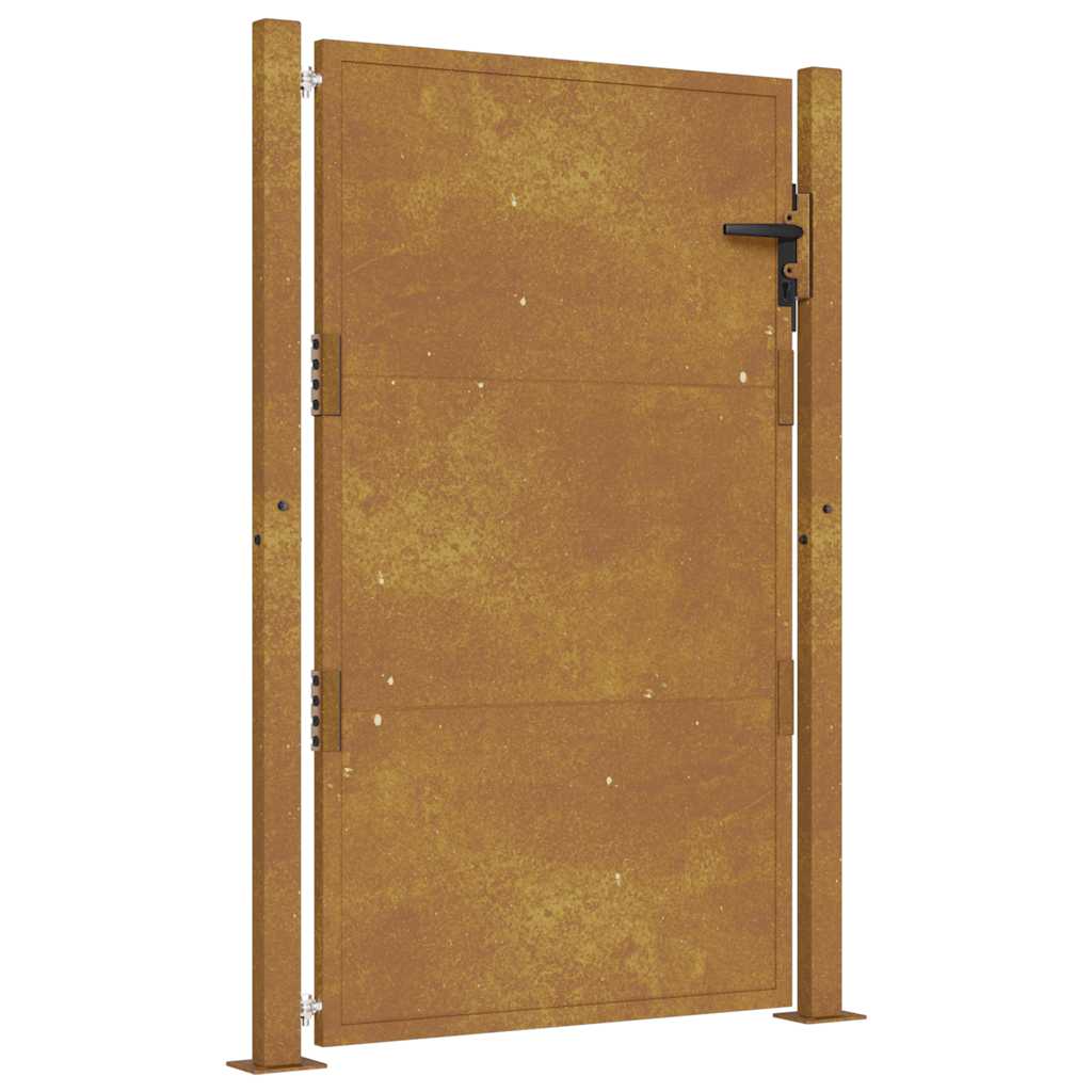 Poort 100x125 cm cortenstaal is nu te koop bij PeponiXL, paradijselijk wonen!