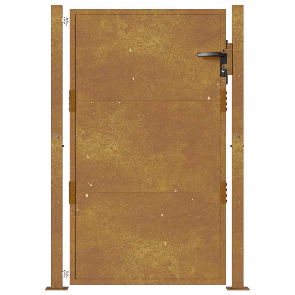 Poort 100x125 cm cortenstaal is nu te koop bij PeponiXL, paradijselijk wonen!