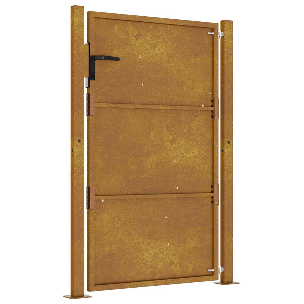 Poort 100x125 cm cortenstaal is nu te koop bij PeponiXL, paradijselijk wonen!