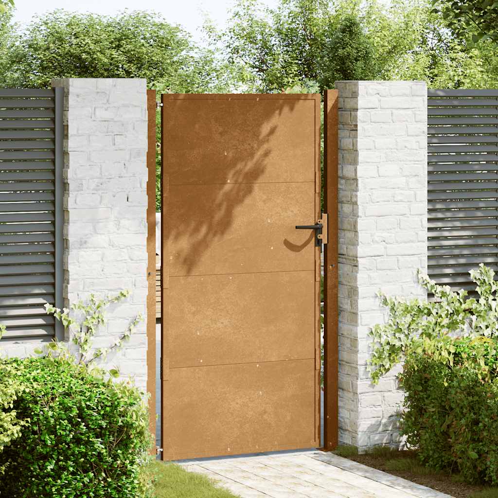 Poort 100x175 cm cortenstaal is nu te koop bij PeponiXL, paradijselijk wonen!