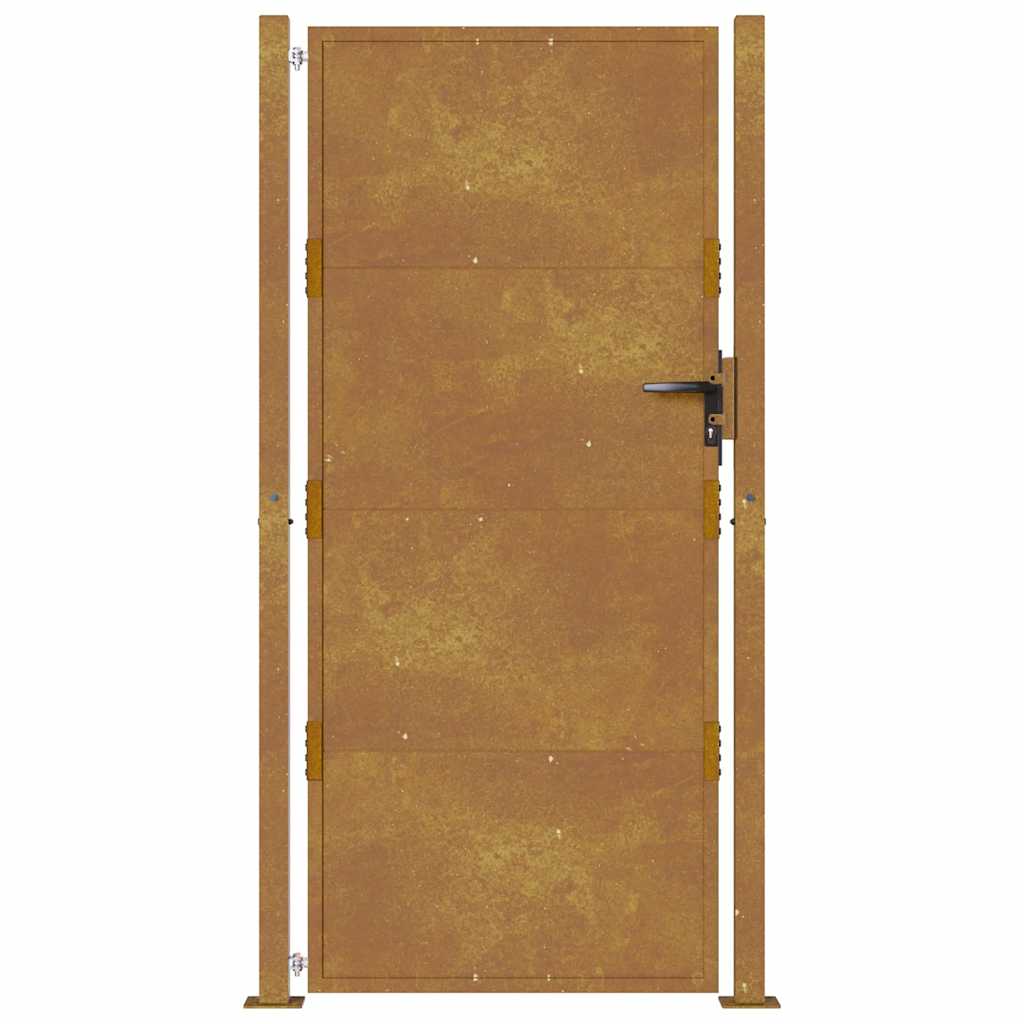 Poort 100x175 cm cortenstaal is nu te koop bij PeponiXL, paradijselijk wonen!