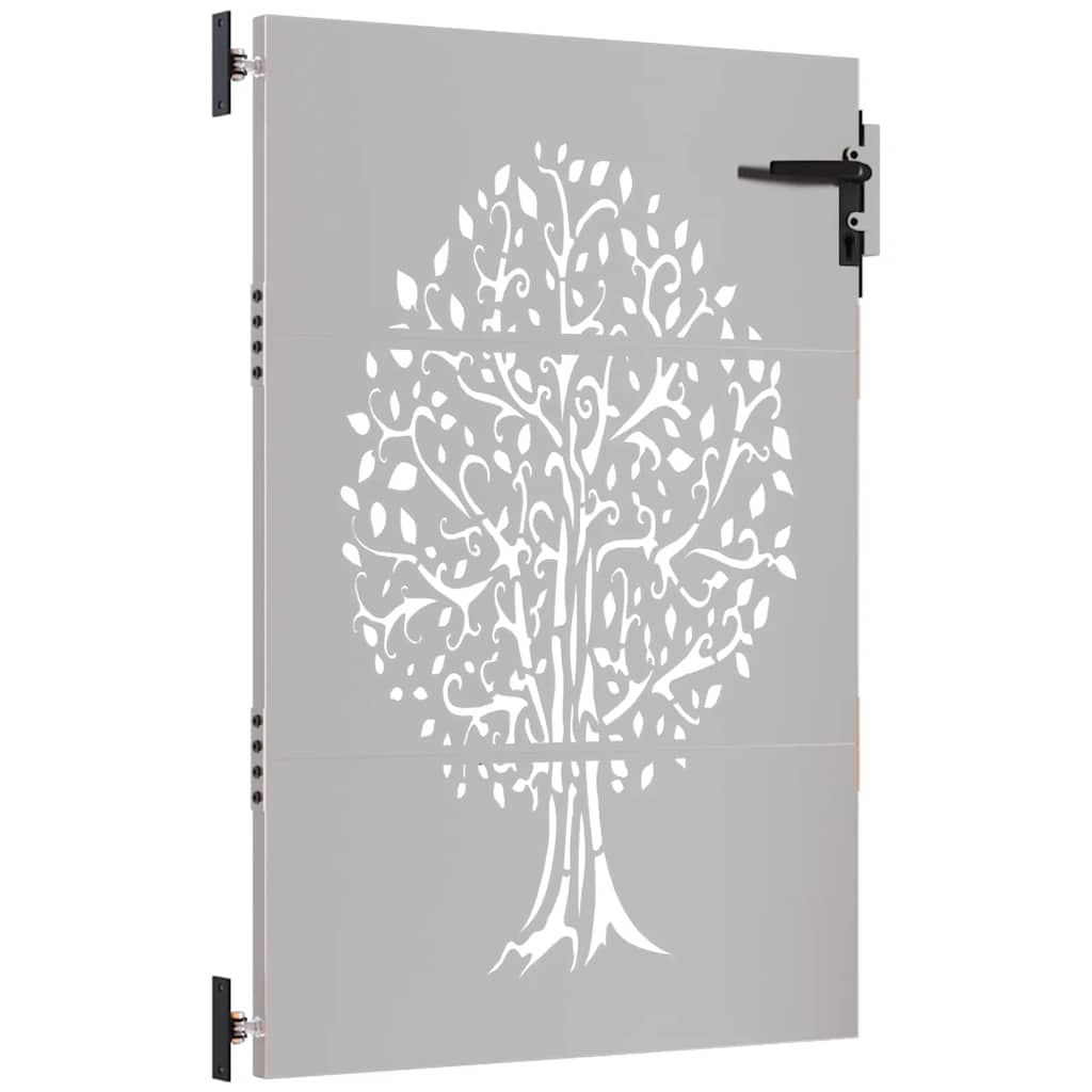 Poort 85x125 cm boomontwerp cortenstaal is nu te koop bij PeponiXL, paradijselijk wonen!