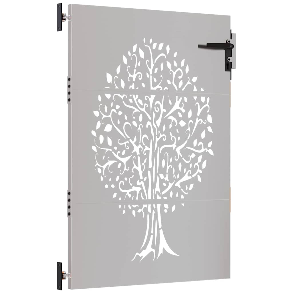 Poort 85x150 cm boomontwerp cortenstaal is nu te koop bij PeponiXL, paradijselijk wonen!
