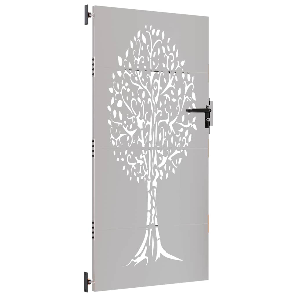 Poort 85x175 cm boomontwerp cortenstaal is nu te koop bij PeponiXL, paradijselijk wonen!