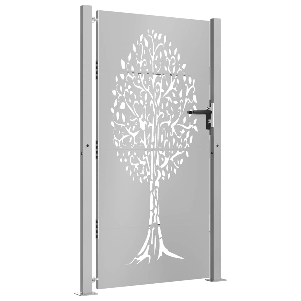 Poort 100x175 cm boomontwerp cortenstaal is nu te koop bij PeponiXL, paradijselijk wonen!