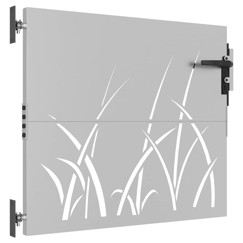 Poort 85x100 cm grasontwerp cortenstaal is nu te koop bij PeponiXL, paradijselijk wonen!