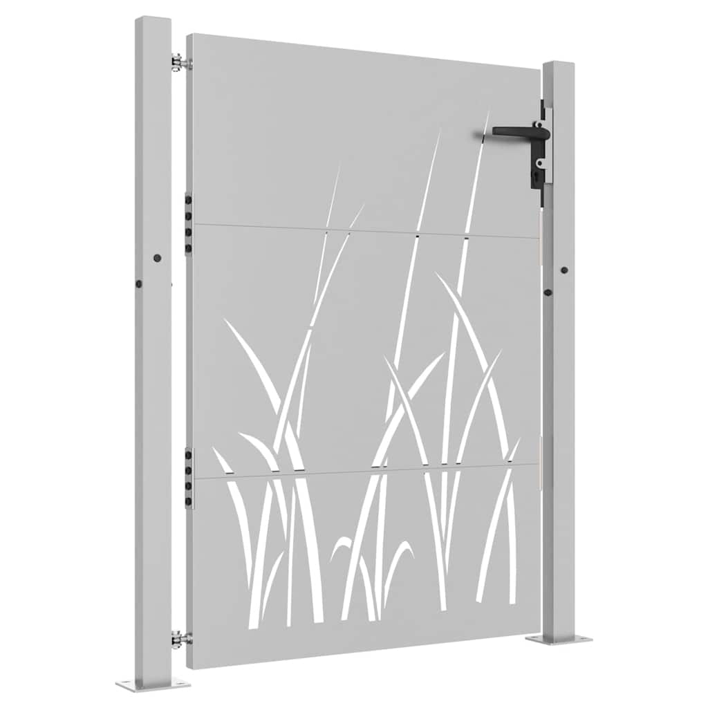 Poort 100x125 cm grasontwerp cortenstaal is nu te koop bij PeponiXL, paradijselijk wonen!